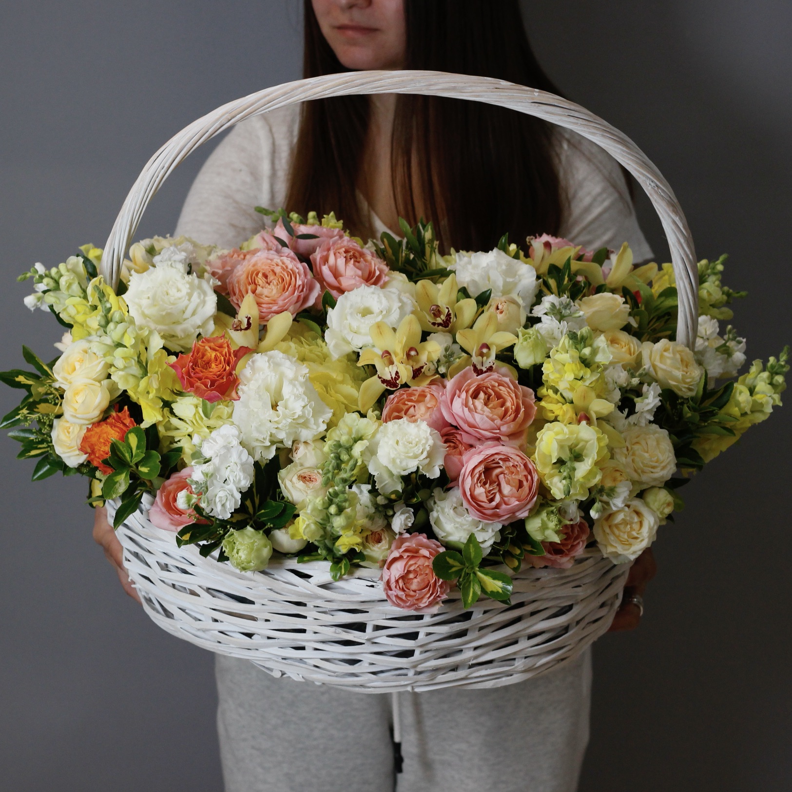 Цветочная корзина №6