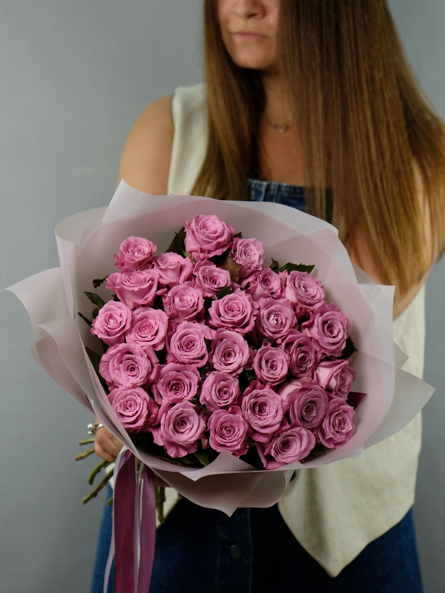 Лавандовые розы