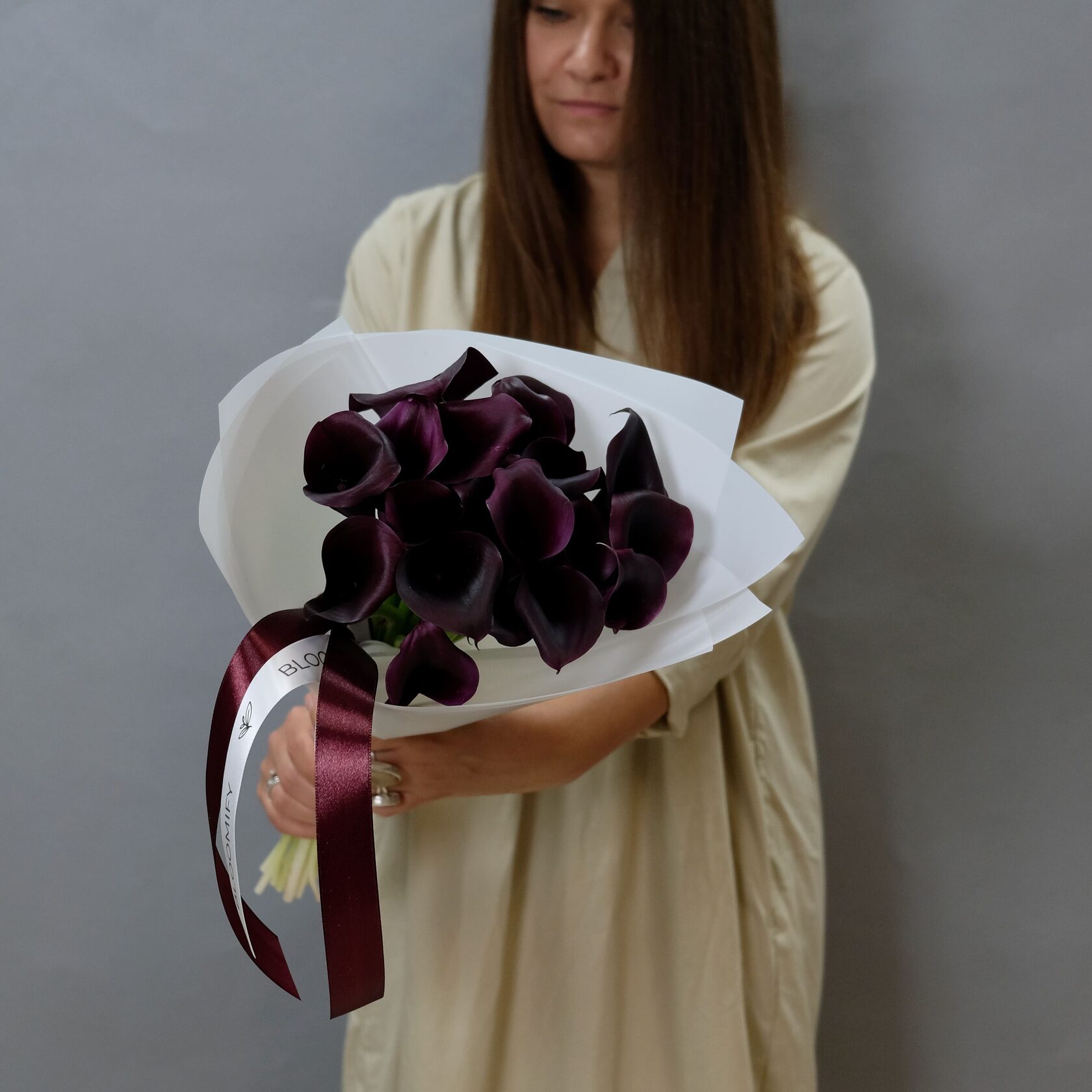 Каллы черничные