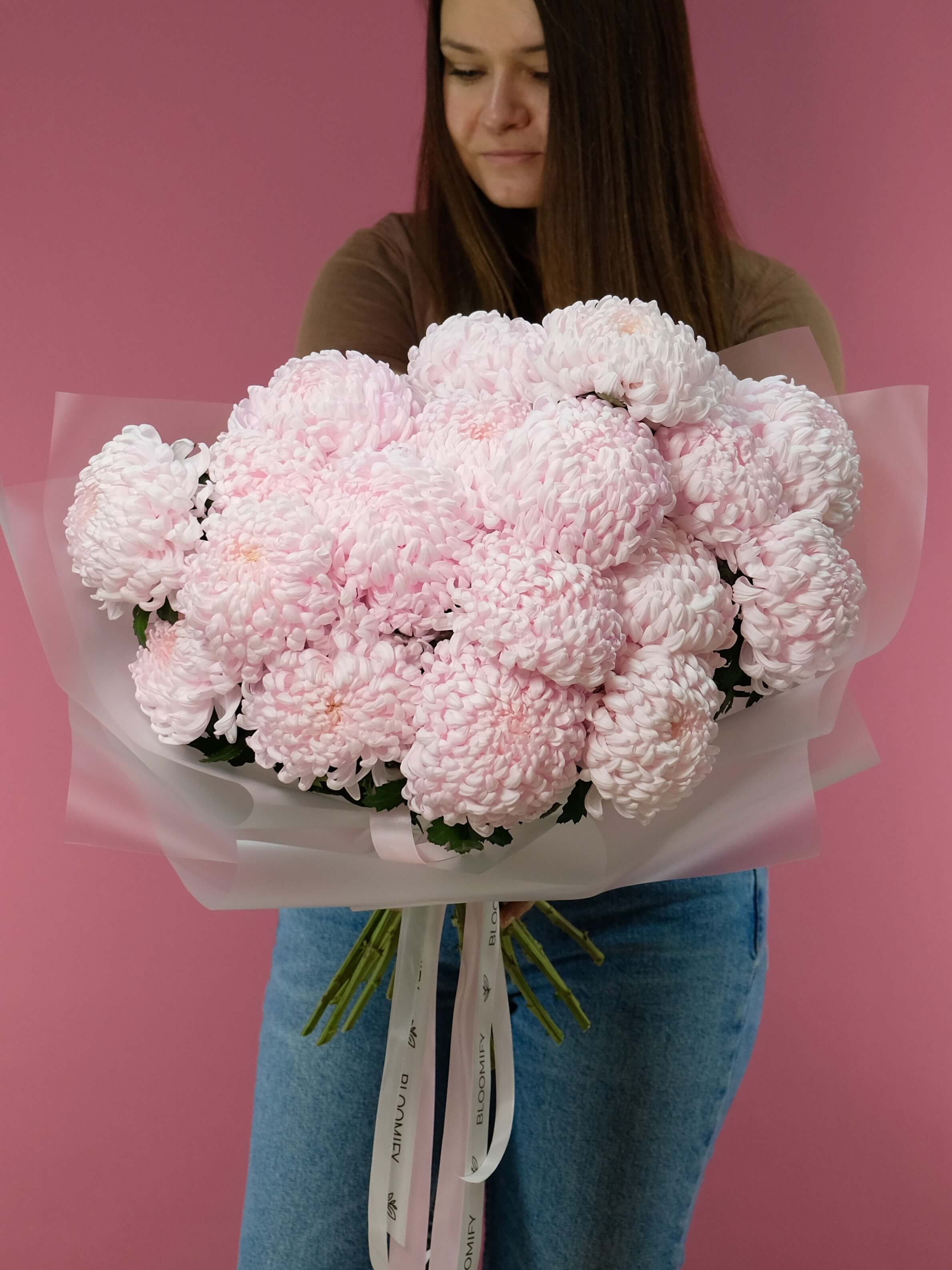 Хризантемы Розовые