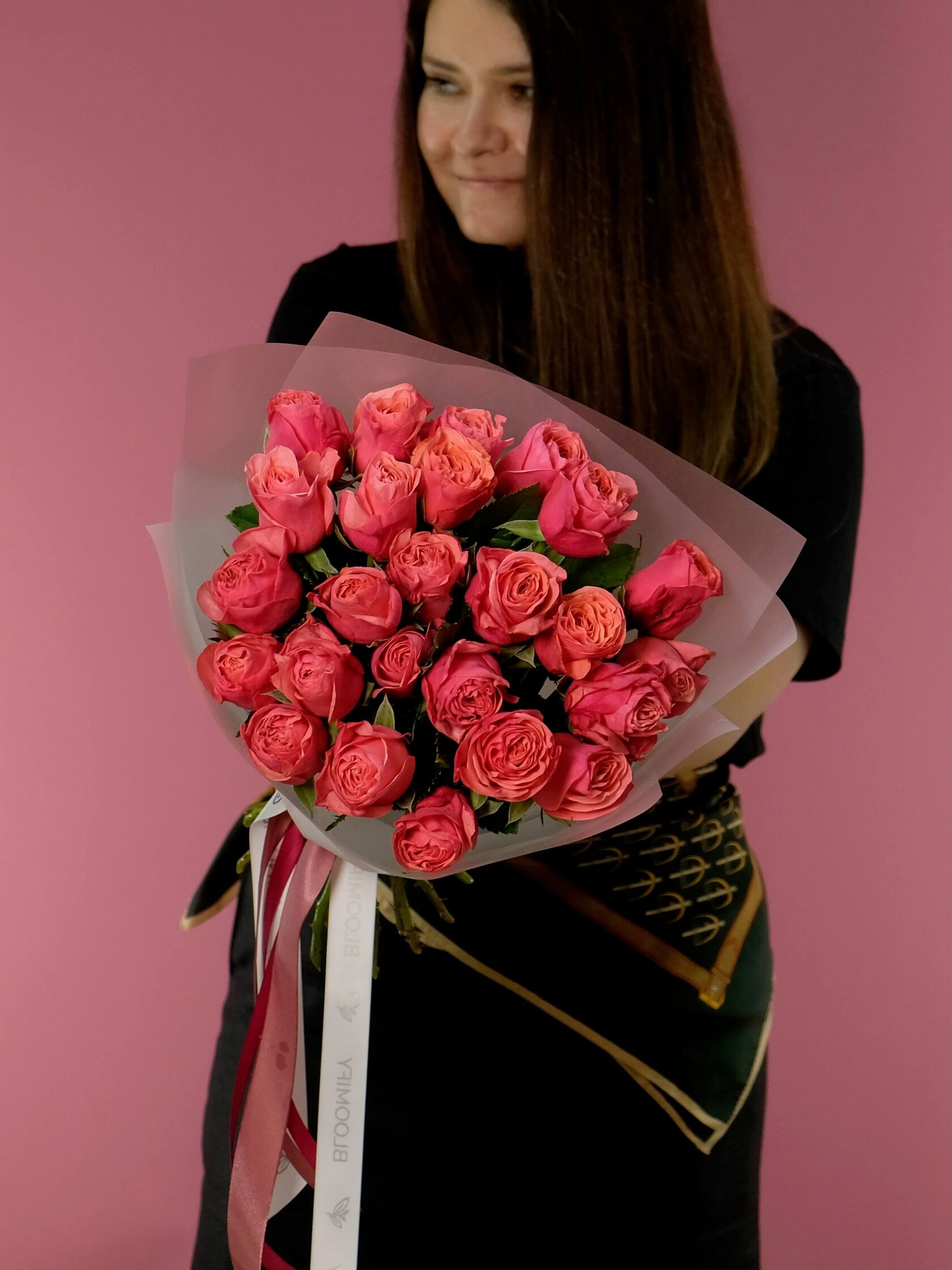 Пионовидные Розы Бабл Гам