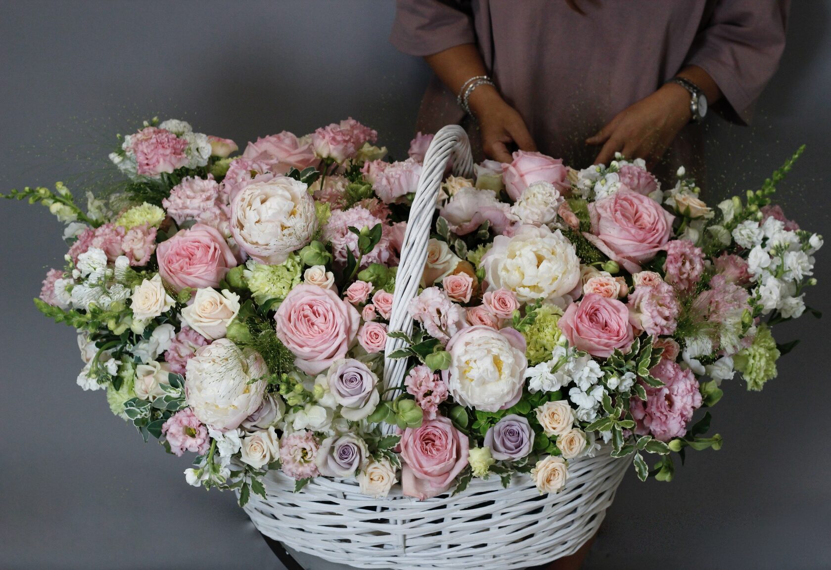 Цветочная корзина №11