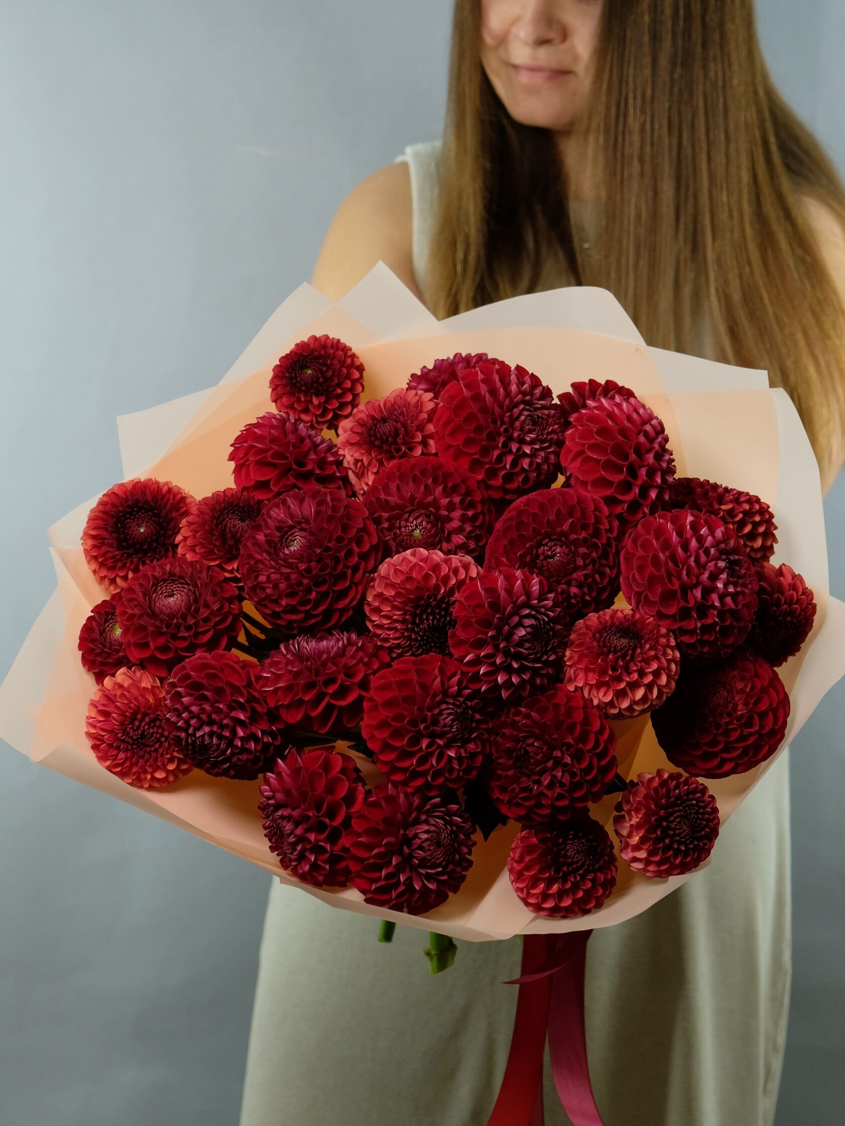 Георгины Винные