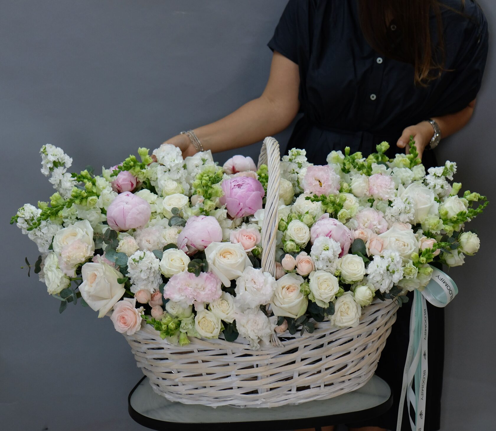 Цветочная корзина №19