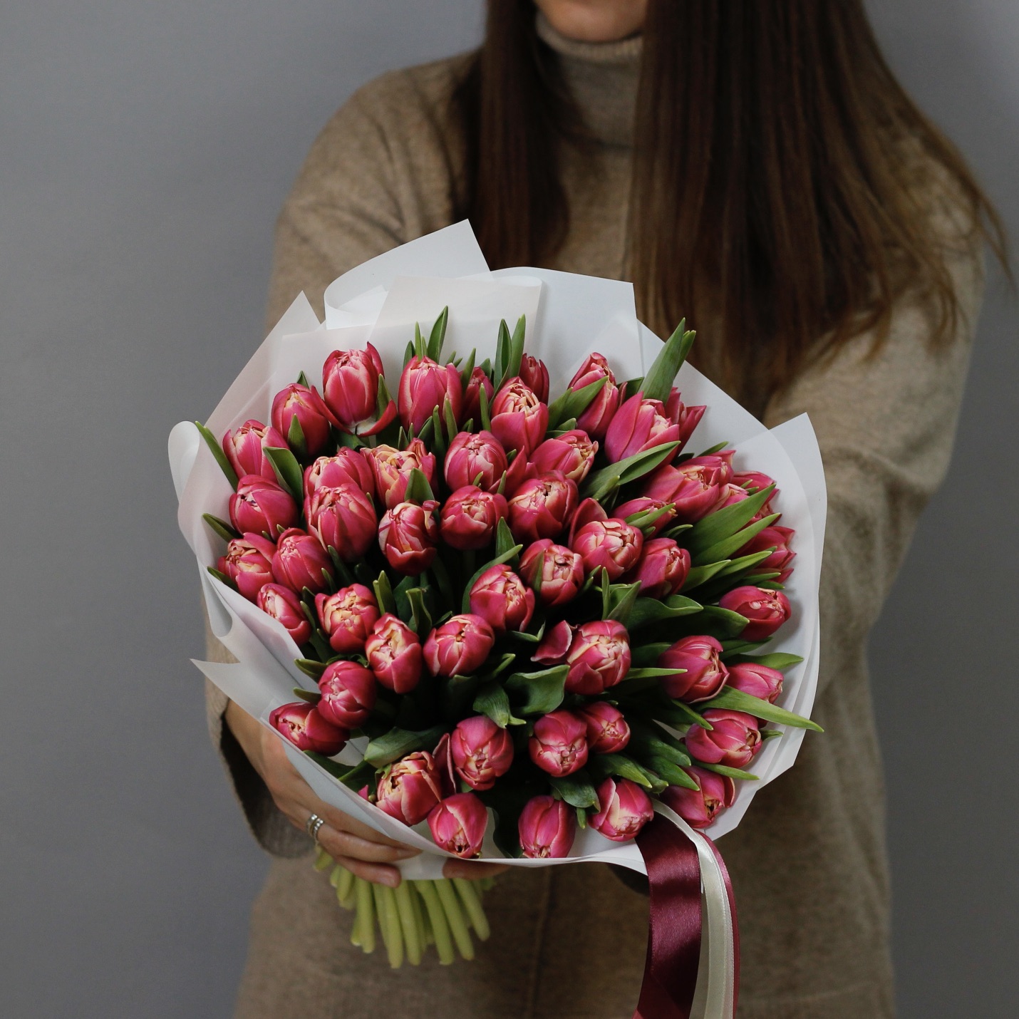 Пионовидные тюльпаны Колумбус