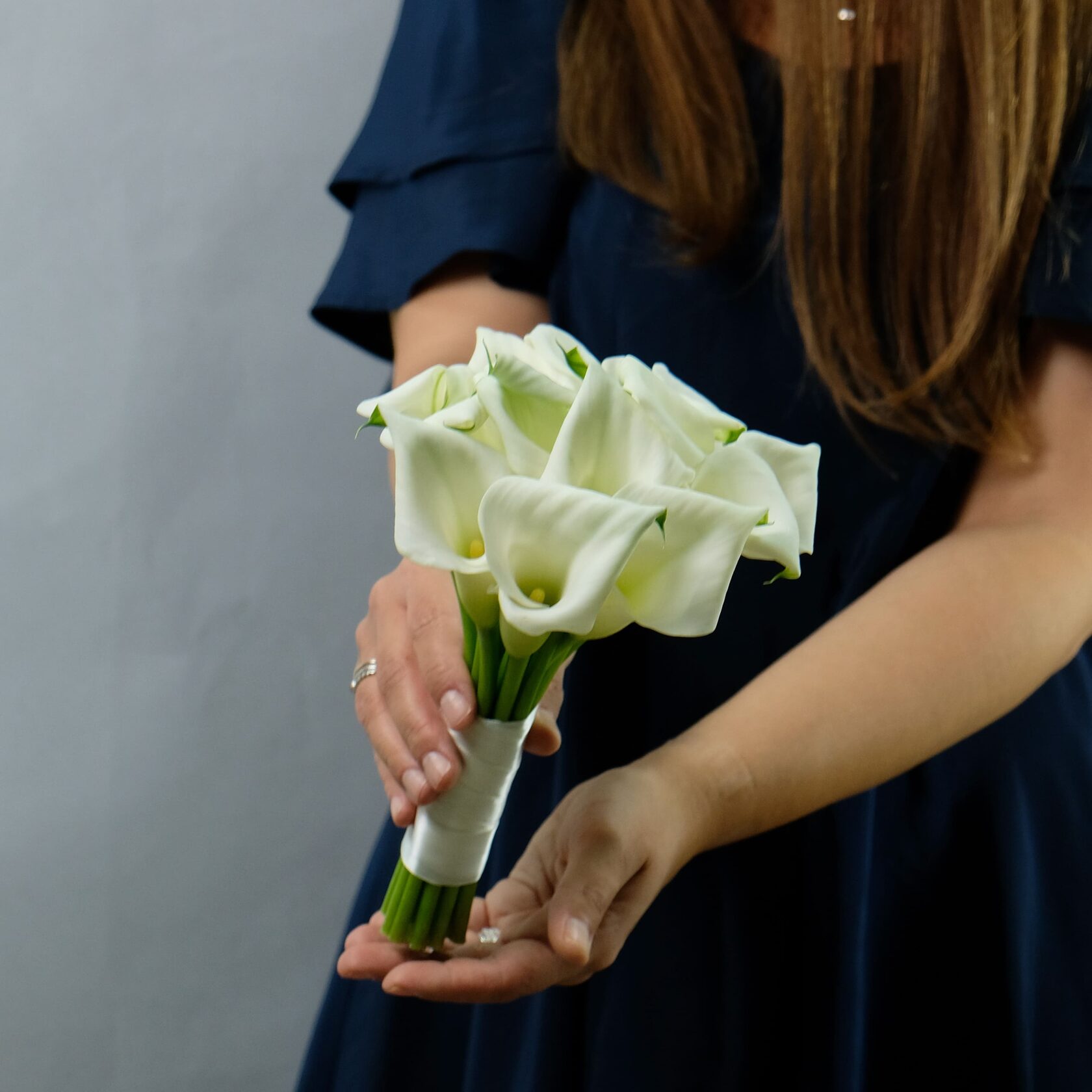 Букет невесты из белых калл