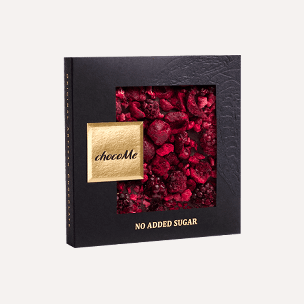 Премиум шоколад: Ежевика и малина (без сахара)