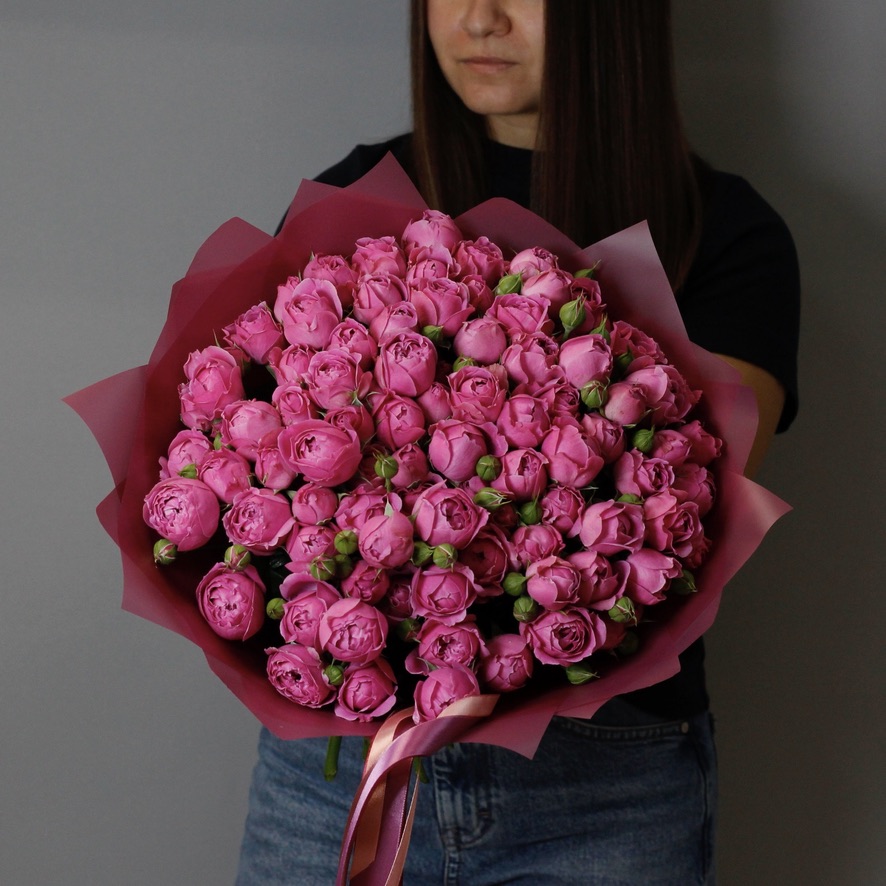 Пионовидная Кустовая Роза Мисти Баблз