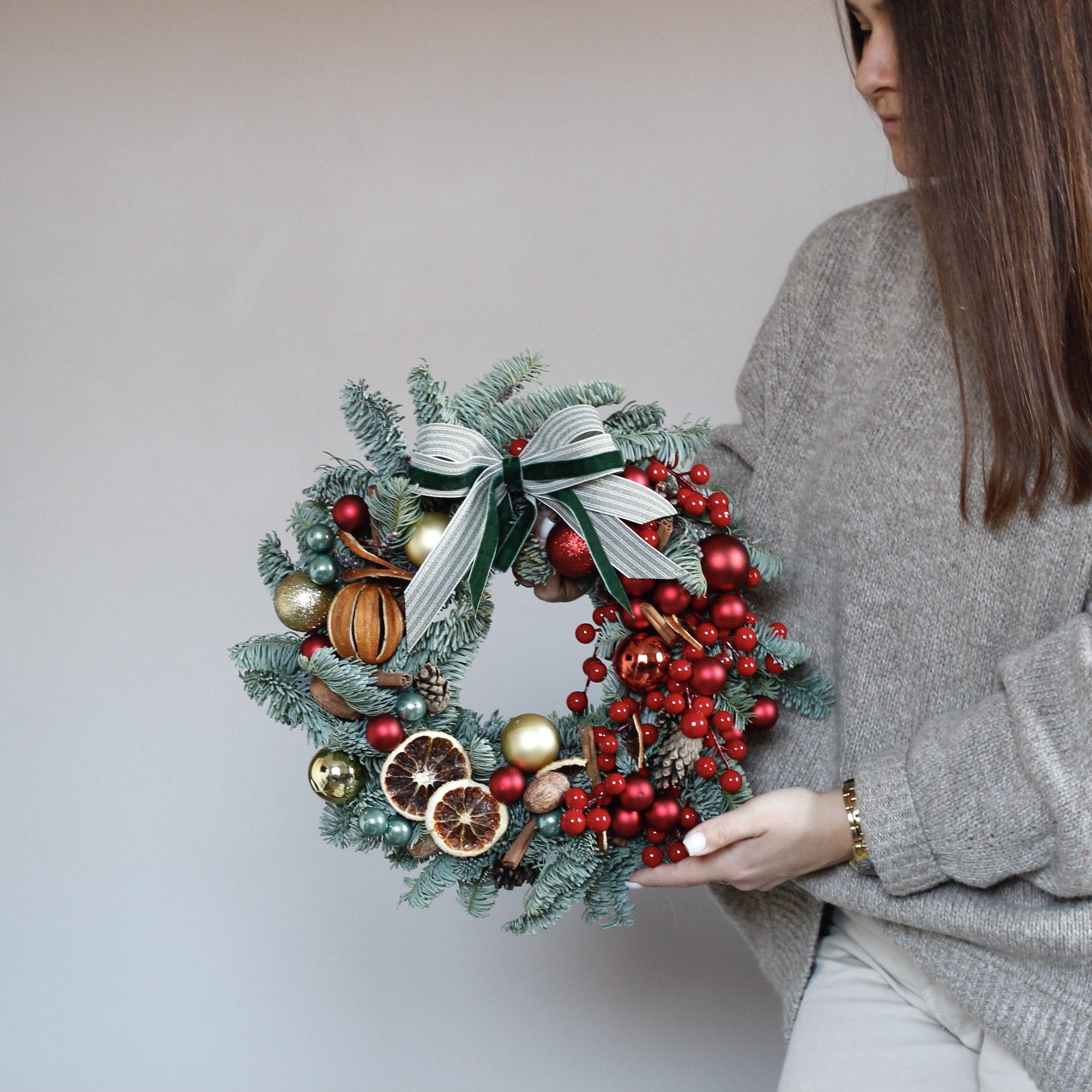 Новогодний венок Один Дома