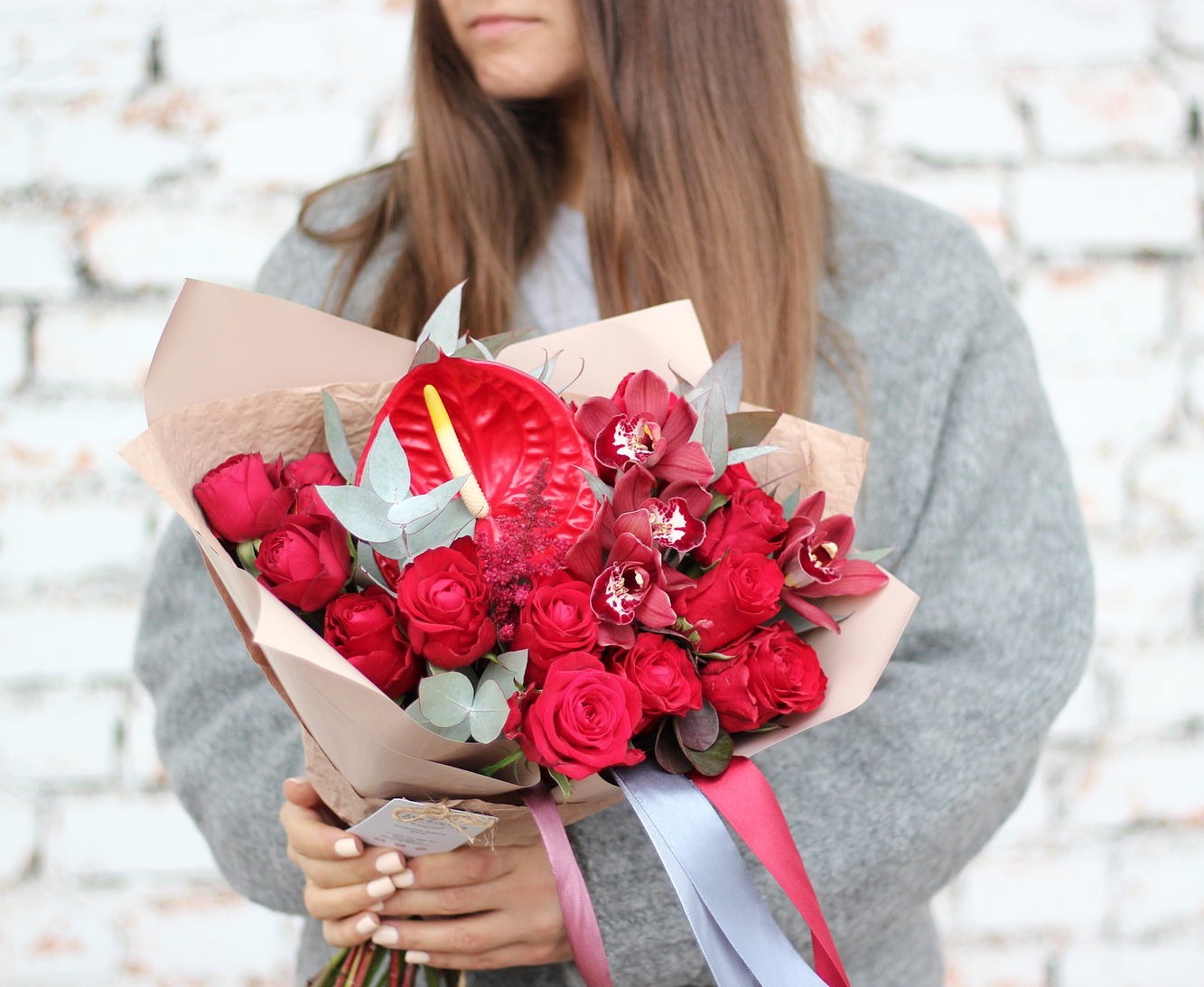 Букет Страстный Красный