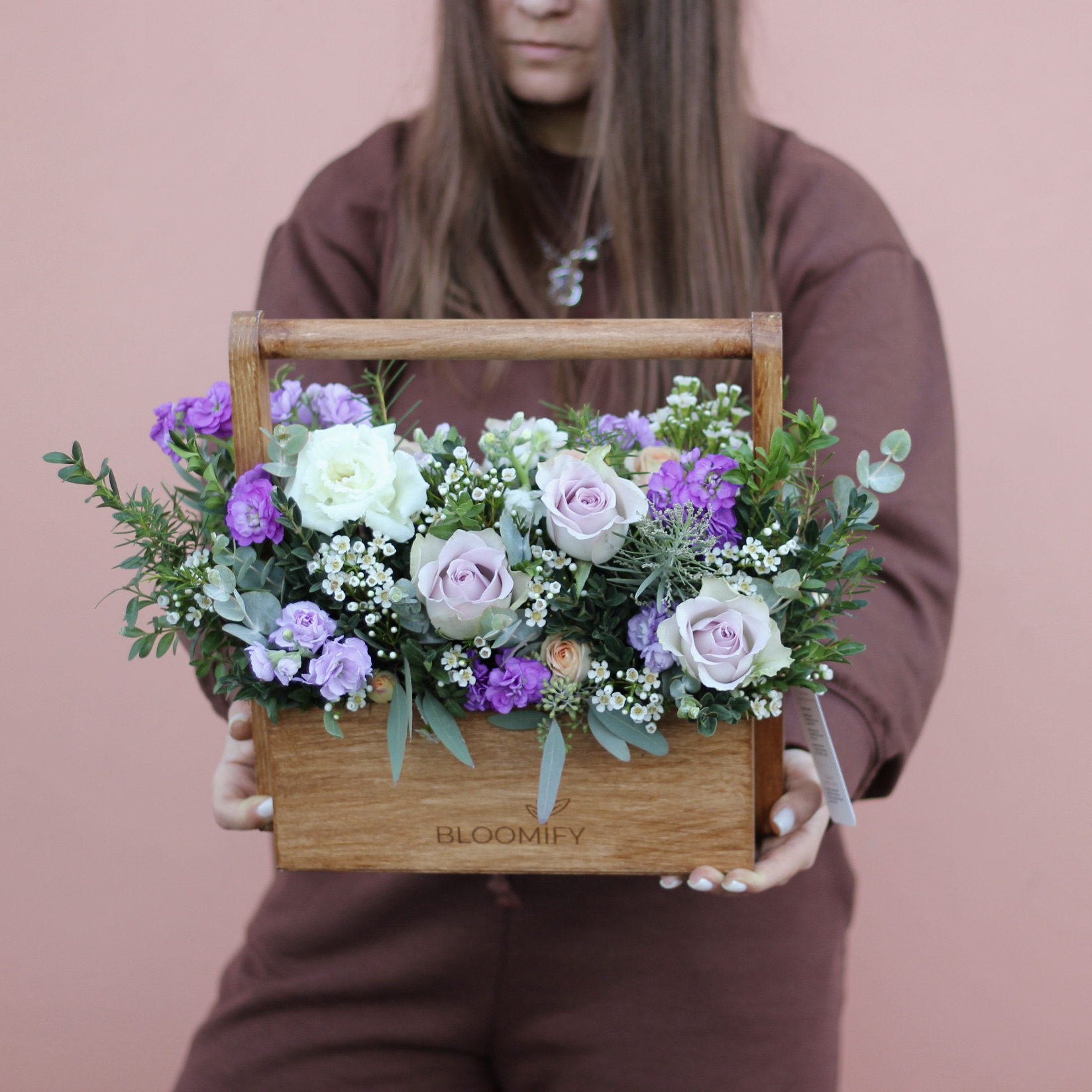 Композиция в лиловой гамме