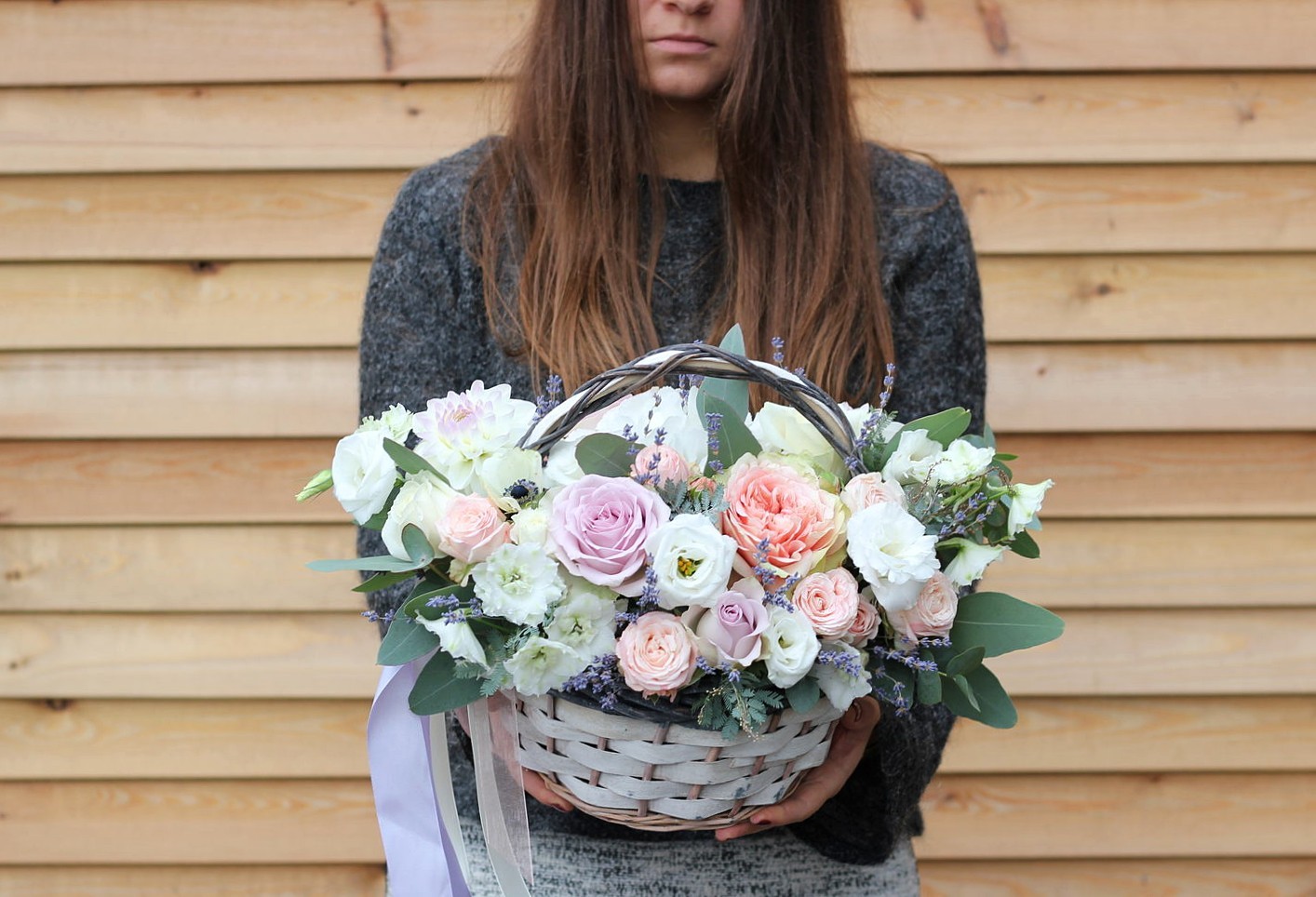 Цветочная корзина №14