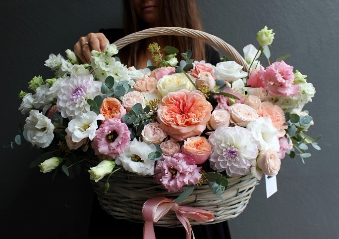 Цветочная корзина №16