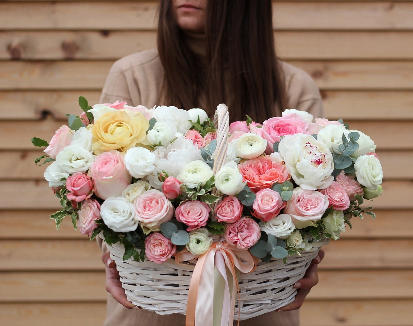 Цветочная корзина №18