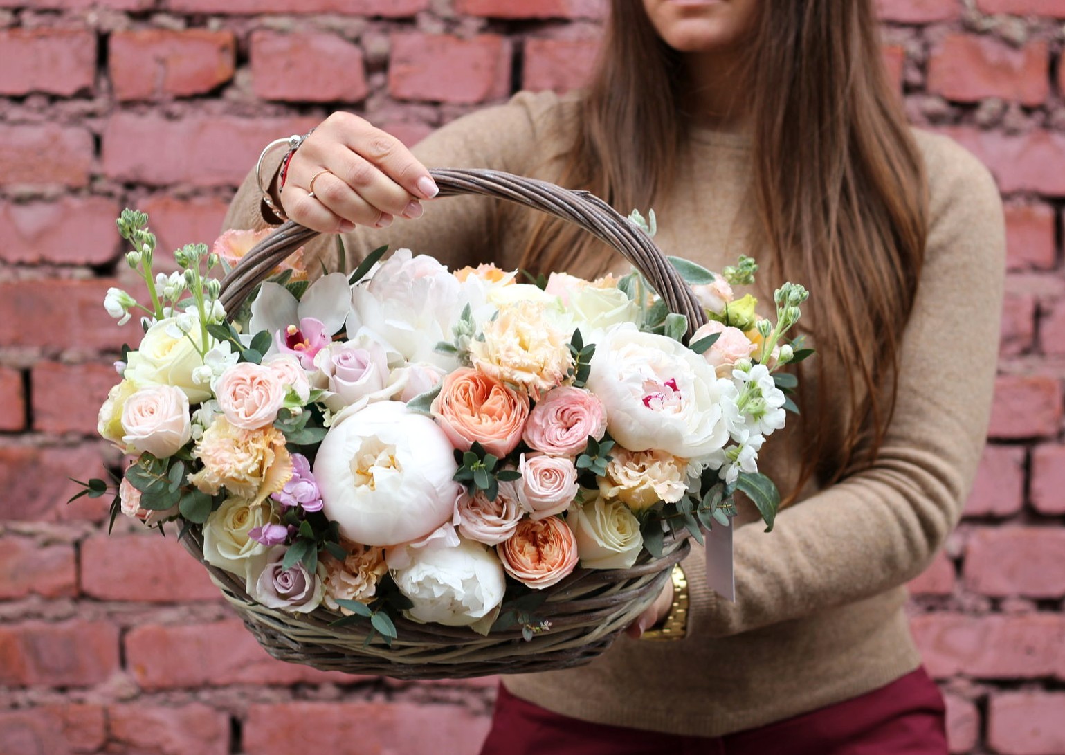 Цветочная корзина №10