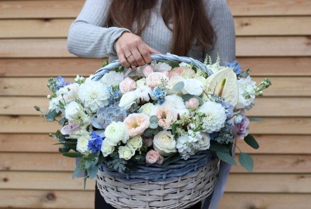 Цветочная корзина №4