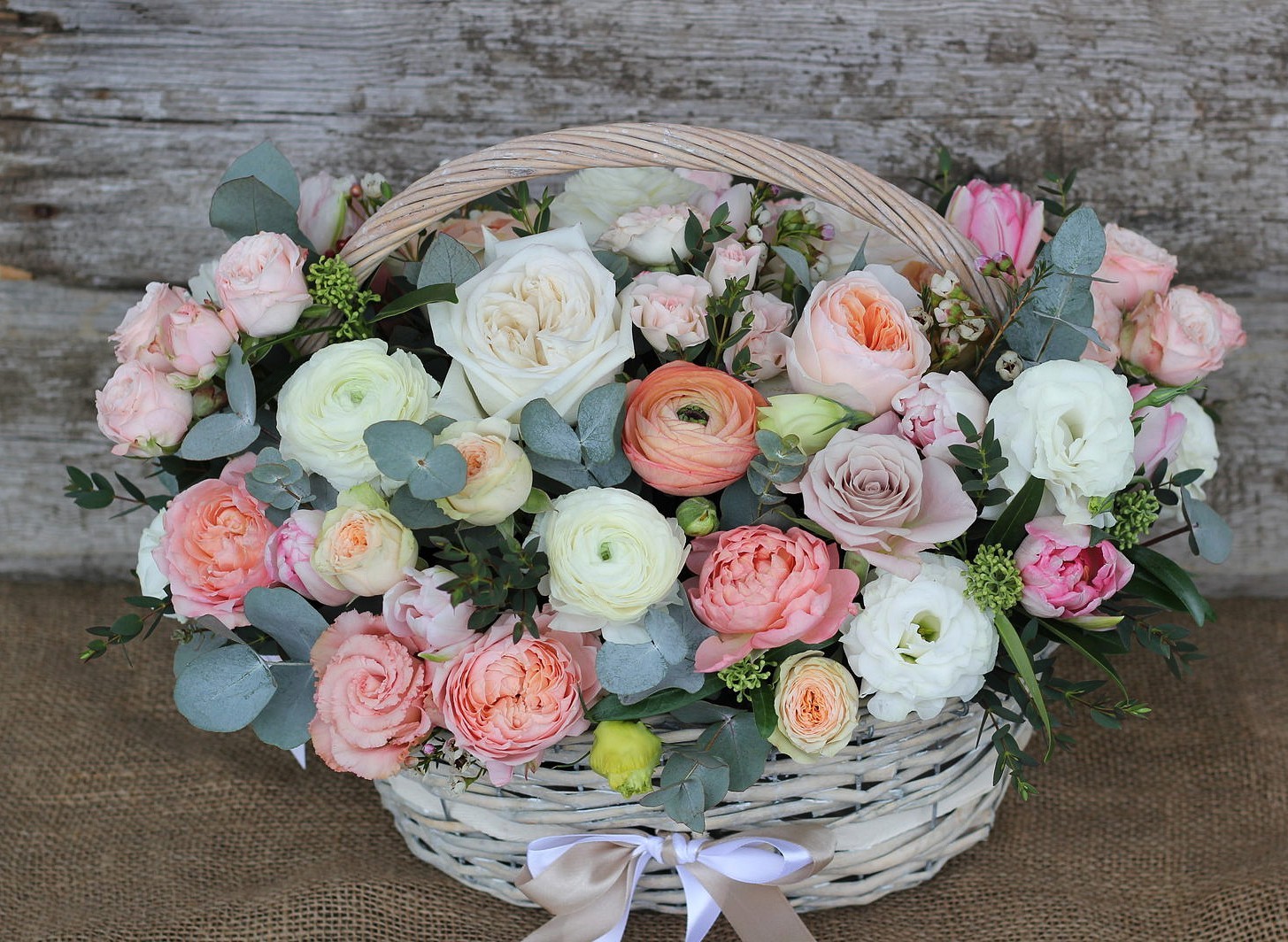 Цветочная корзина №13