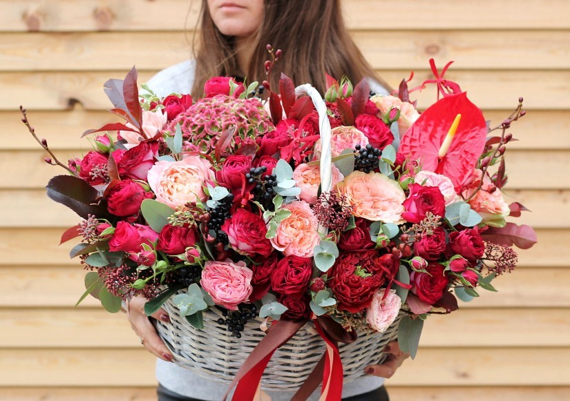 Цветочная корзина №2