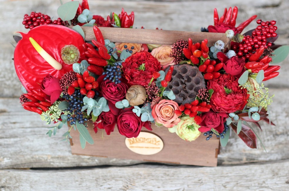 Композиция в ящике №6