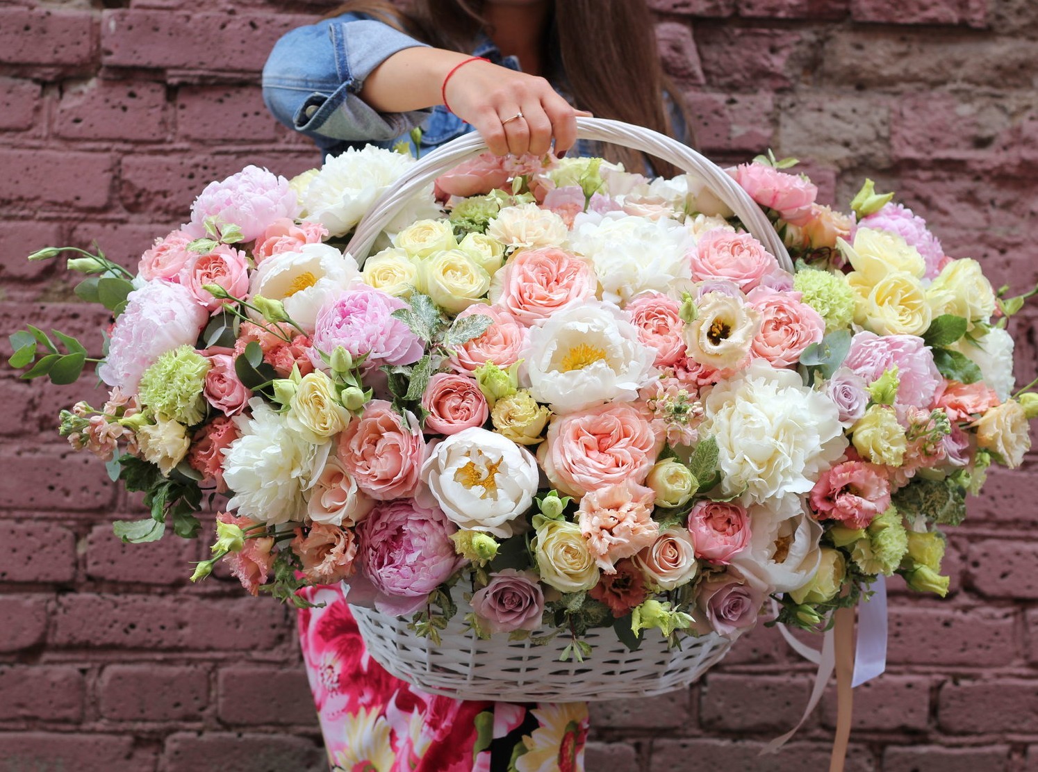 Цветочная корзина №9